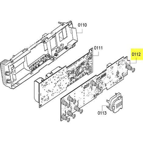 MODULE DE COMMANDE pour LAVE LINGE BOSCH - 00658648 (1/2)