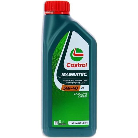 Aceite de motor Castrol Magnatec Gasolina Diesel 5W40 1 L (1/3)