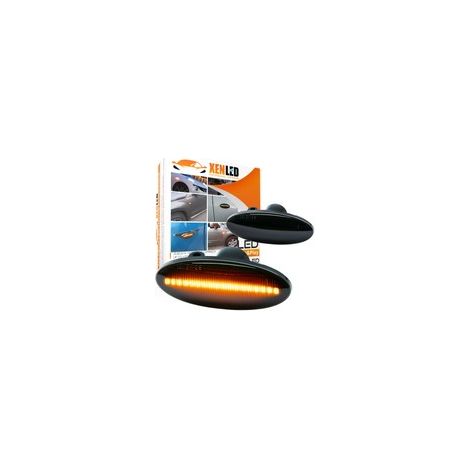 Clignotants latéraux LED Smart Forfour Renault Koleos Nissan Cube, Juke, Leaf, Micra, Qashqai, X-Trail - Fumée (1/5)