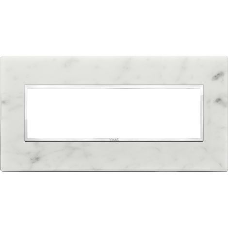 Placca 7M bianco di Carrara Vimar Eikon Evo 21657.51