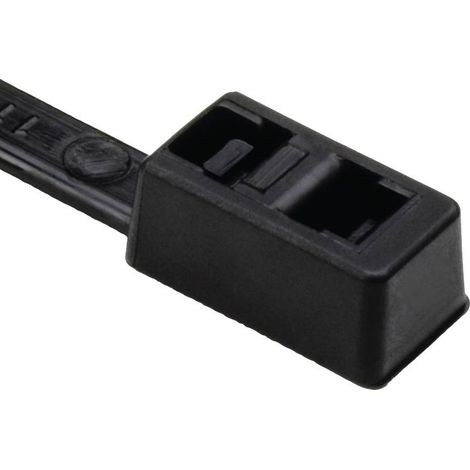 HellermannTyton 117-00008 T50LDH-PA66HS-BK (100) Serre-câble 395 mm 4.70 mm noir 100 pc(s) R941752
