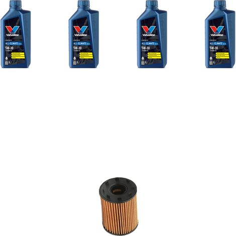 Kit filtro olio e 4L compatibile con Peugeot Bipper 1.3 HDI 59kw Dal 2015 (1/5)