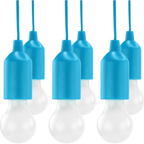 HyCell Pull-Light Set mit Zugschalter, Warmweiß LED, 22 Stunden Leuchtdauer