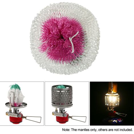 Lampe de Camping, lanterne, manteaux, mèche de tente, couverture de gaz, gaze, 3 pièces (1/5)