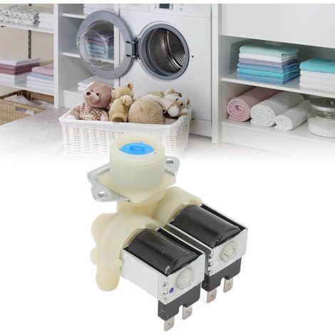 Robinet d'eau pour lave-linge Samsung FPS180A double tête magnétique ABS 220‑240V (1/5)