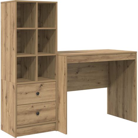 Maison Exclusive - Schreibtisch mit Schubladen mit Regal 2 pcs Ar