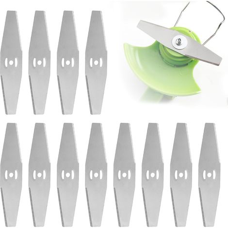 12 Pièces lames Lames Coupe Herbe, Lame Débroussailleuse, Lame de rechange pour débroussailleuse, Double tranchant​, Pour tondre la pelouse (1/5)