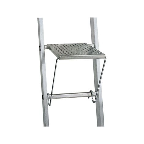 Centaure – Taquet repose-pieds 380001 – Accessoire pour échelle – Dimensions 24x25.5 cm – Alliage aluminium pour usage intérieur et extérieur