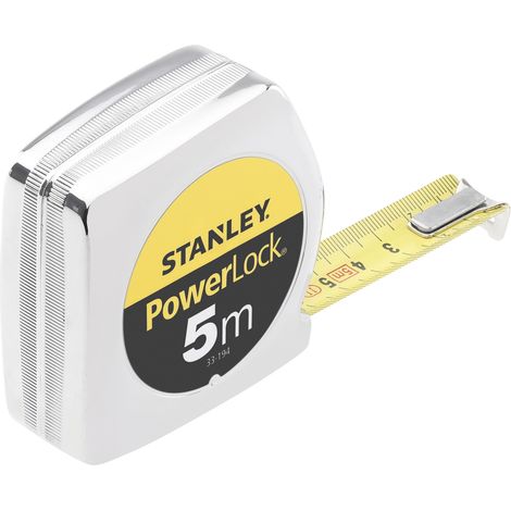 Mètre à ruban Stanley Powerlock plastique 5m/19mm