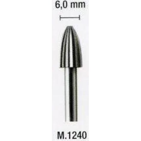 16701240 - Fresa conica curva 6 asse diametro 3 hss