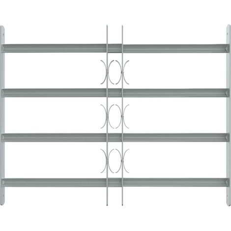 Grille réglable de sécurité de fenêtres et 4 barres 500-650 mm