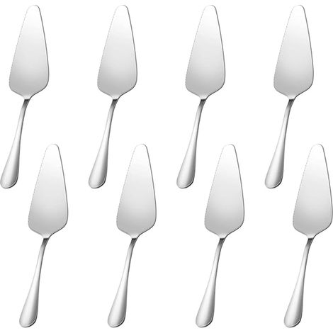 8 Pièces Serveur de Pizza,Pelle à Gâteau Acier Inoxydable,Pelle à Tarte en Acier Inoxydable,Tarte Dentelée en Acier Inoxydable,Pelle à Tarte Pelle pour La Maison La Cuisine La Fête (1/5)