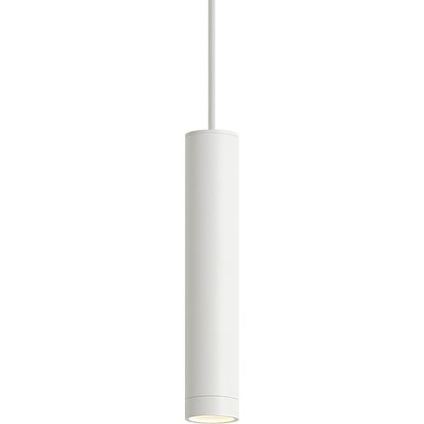 QAZQA Design-Pendelleuchte Weiß GU10 50mm IP44 - Tuba