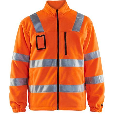 BLAKLÄDER  - Giacca in pile alta visibilità arancione (1/4)