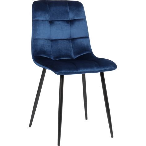 Velvet confortable et élégant Dinia Diverses couleurs disponibles colore : bleu (1/9)