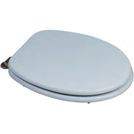 Tapa De Inodoro Universal Gris Claro Mdf (1/2)