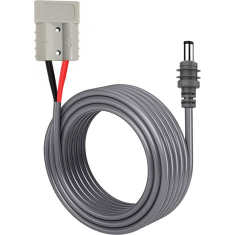 Pour connecteur Anderson vers câble d'alimentation CC 16,4 pieds 18AWG, cordon en caoutchouc et cuivre, Mini plat (1/5)