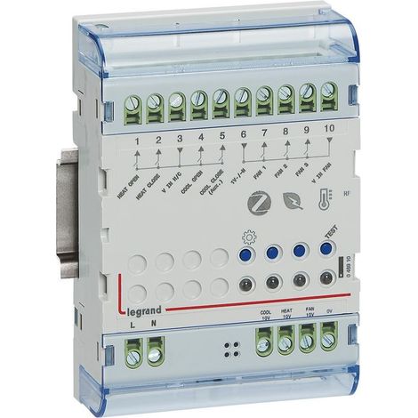 Actionneur CVC chauffage et climatisation Radio Zigbee 110V à 240 V LEGRAND 048910