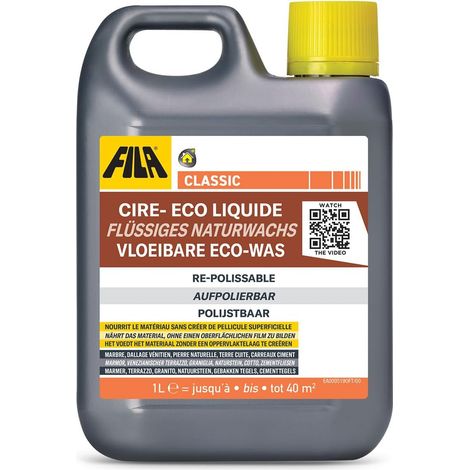 Cire Pour Terre Cuite, Marbre, Vénitien, Granito et Pierre Naturelle, Idéale pour Surfaces à Finition Brillante, 1L (1/5)