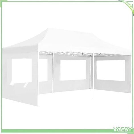 Tente de réception pliable - FAFEICY - 45510 - Aluminium - 6 x 3 m - Blanc (1/5)