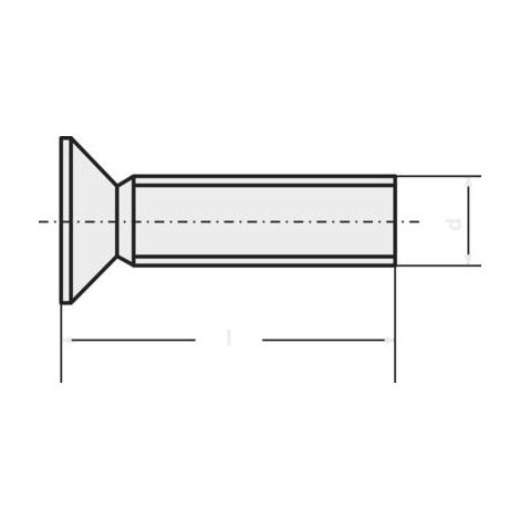 VIS À TÊTE FRAISÉE TOOLCRAFT 839906 20 PC(S) M2 5 MM TÊTE FRAISÉE TORX ACIER INOXYDABLE DIN 965 (1/2)