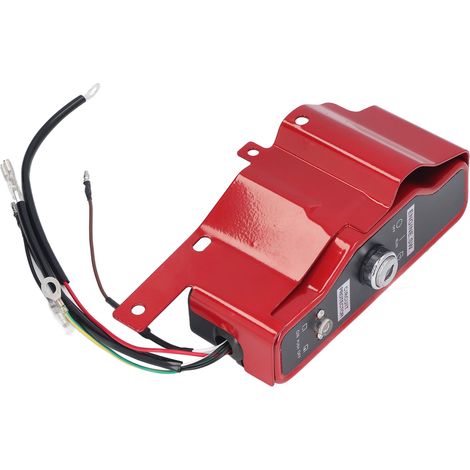 Boîtier de contacteur d'allumage avec 2 clés pour moteur à essence GX340 GX390 11 ch 13 ch (1/5)