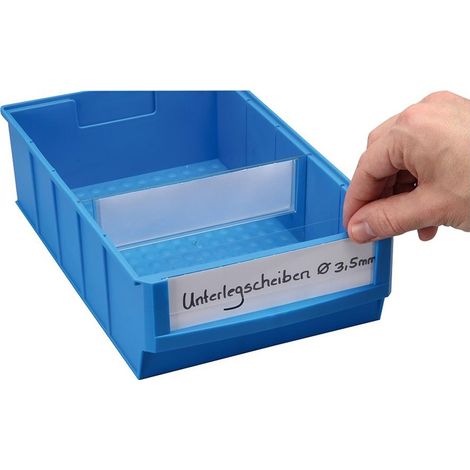 Allit ProfiPlus ShelfBox Label B 20 Etiketten+Folienscheiben (1/2)