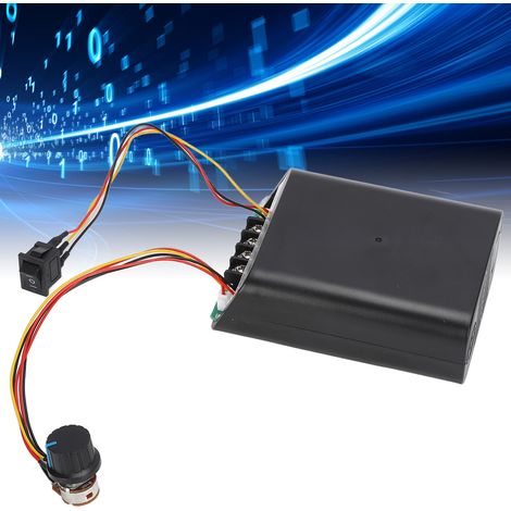 Contrôleur de vitesse de moteur CC EW87 10-55V/40A avec protection intégrée contre le blocage et la marche avant/arrière du moteur de ventilateur. (1/5)