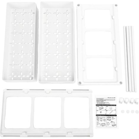 2-Tier Under Sink Organizer with Sliding Drawer Storage (1/5)