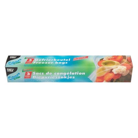 Sac de congélation QuickSnap, 3 L - Boîte de 15 sacs