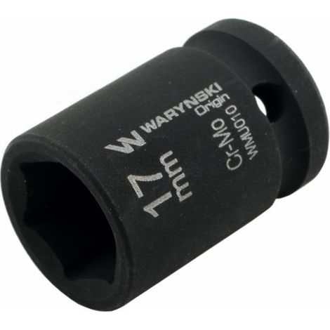 Vaso de impacto hexagonal 1/2". 17 mm. CrMo. DIN 3129. Waryński (1/4)