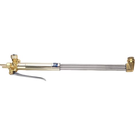 Chalumeau coupeur oxyacétylénique 50cm anti-retour de flamme en acier inoxydable, tuyau gaz BSP 3/8, chalumeau manuel (1/5)