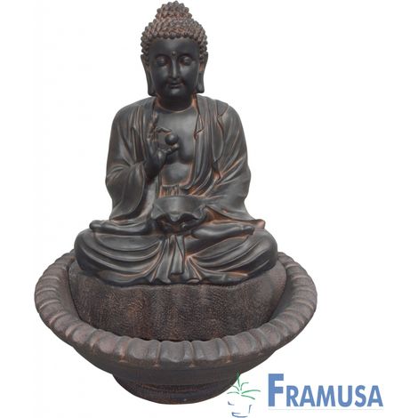FUENTE DE PIEDRA ARTIFICIAL BUDA  RELAX OXIDO