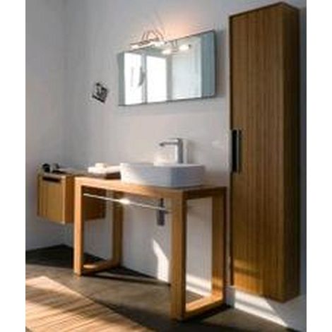 Lineabeta - Boden Badezimmerschrank Canavera 100 cm aus Bambus (1/4)