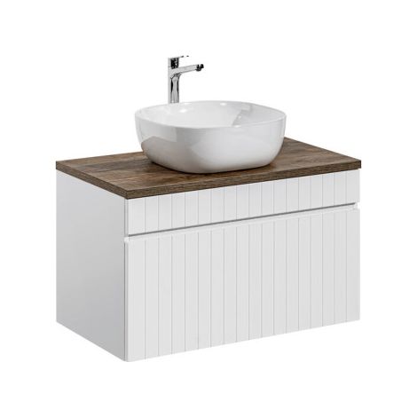 Ensemble meuble vasque 80 cm - Emblematic White - Livraison gratuite (1/5)