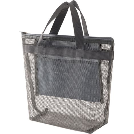 Sac De Douche En Maille - 29 x 23 x 8 5 Cm - Pour Gym Piscine Plage Salle De Bain - 1 Pièce (1/5)