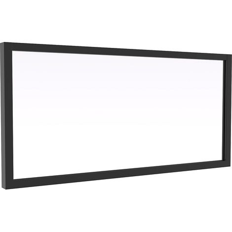Imposte atelier en aluminium thermolaqué - L83 x H40 cm - Noir - SENECA