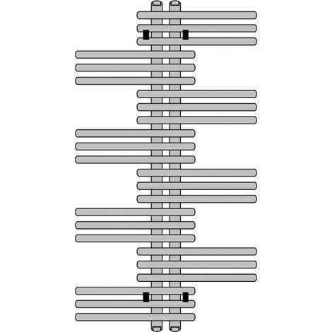 Zehnder Design Heizkörper Yucca YSD-130-050 1340x64x500, (1/3)
