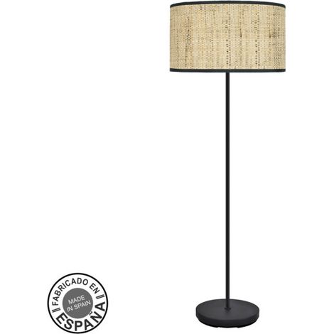 Pavimento De Soggiorno 1xE27 Nero Scuro Canizo 163x40x40cm MODA