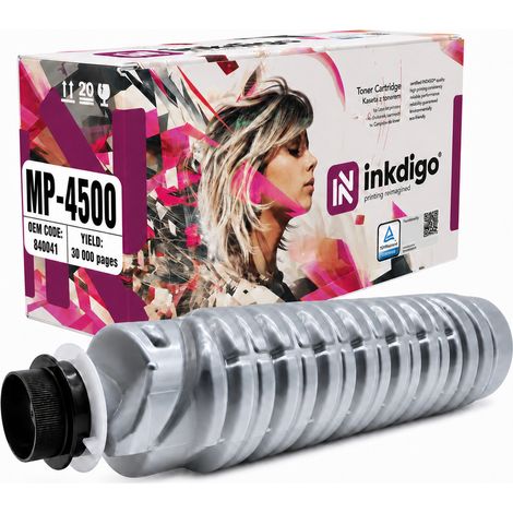 Toner Inkdigo 840041 compatibile con Ricoh Aficio MP3500 MP4002SP MP5002AD, certificato TÜV. (1/3)