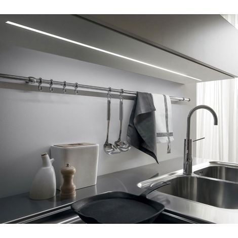 Mini réglette à led 12v malindi - Angle d'éclairage : 100° - Couleur de la lumière : Blanc neutre - Encastrement L : 12 x 14 mm - Indice de rendu des couleurs (IRC) : 80 - L&S (1/5)