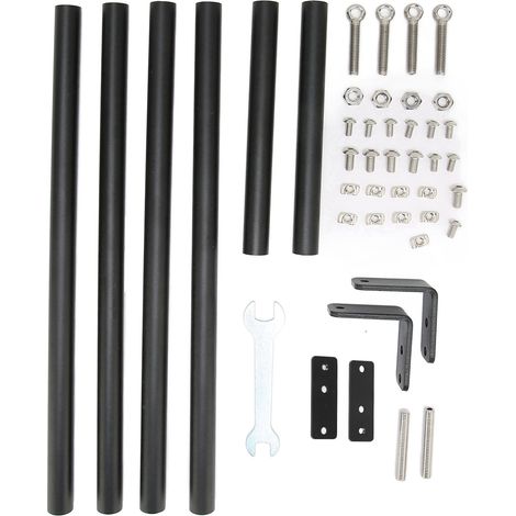 Kit de tiges de support pour imprimante 3D : stabilité accrue, outils complets, installation facile. Compatible avec les imprimantes CR-10 et S5.