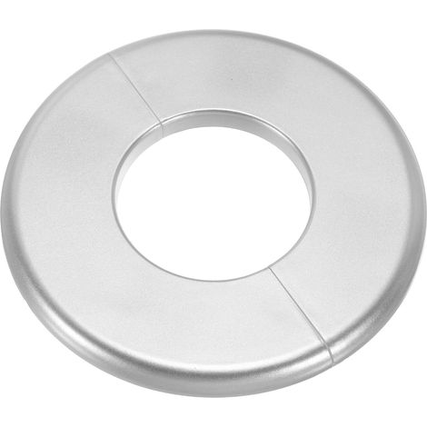 sourcing map Bride fendue murale, plaque autocollante en ABS pour 51 mm de diamètre, couvercle de tuyau d'eau pour décoration de rob (1/5)