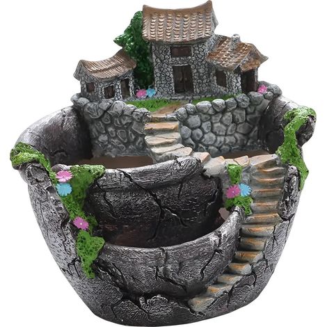 Tortue de yoga assise sur un piquet en acrylique pour jardin extérieur (1/5)
