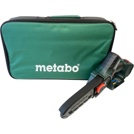 Metabo MS 18 LTX 15 podadora sin cable 18 V 15 cm 5 m/s + bolsa - sin batería, sin cargador