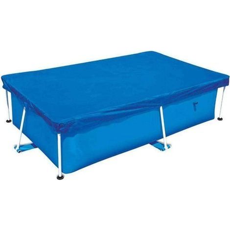 Bâche de piscine, rectangulaire, résistante aux UV, anti-poussière, produits de piscine, bleu - 220 x 150 cm (1/5)