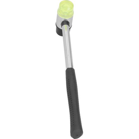 Mini marteau double face en caoutchouc et nylon avec poignée antidérapante pour la fabrication de bijoux et autres objets artisanaux. (1/5)