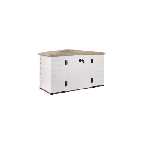 Garofalo Box Portattrezzi Garden Box Evo 200 LT Beige 212x88x133 (1/8)