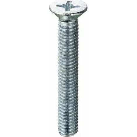 VITE PER METALLO TESTA SVASATA PIANA IN FERRO ZINCATO DIAMETRO 5 mm - LUNGHEZZA 10 mm