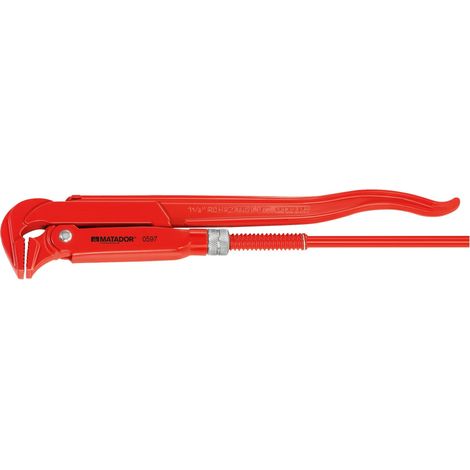 Clé serre-tube 90 °, DIN 5234 Outil de, forme A, 1 "/0–42 mm, 0597 0001